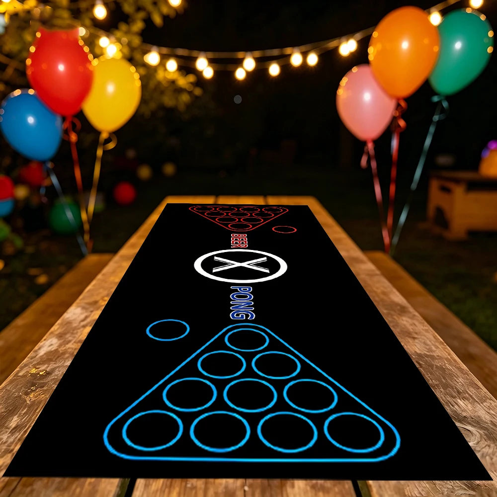 Beer-Pong herní stůl runner – 75 × 180 cm