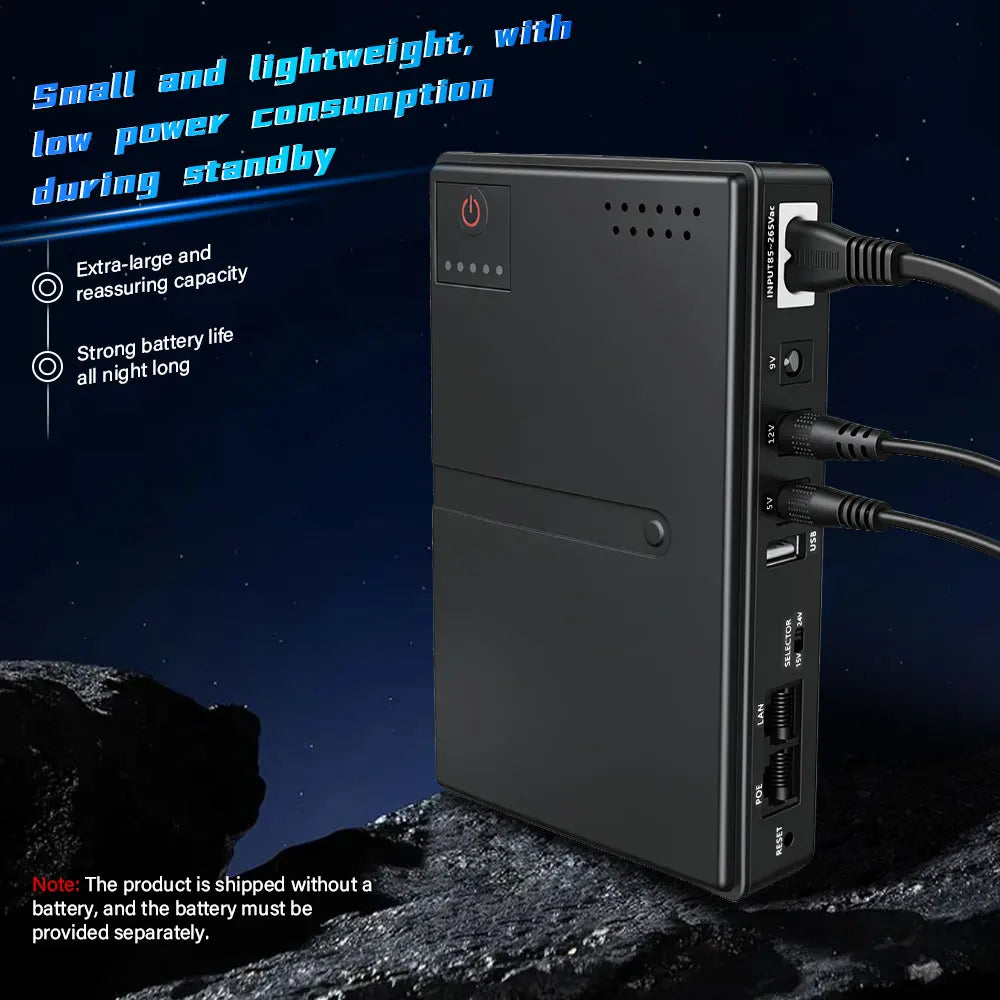 Mini Router UPS - Batteries Not Included