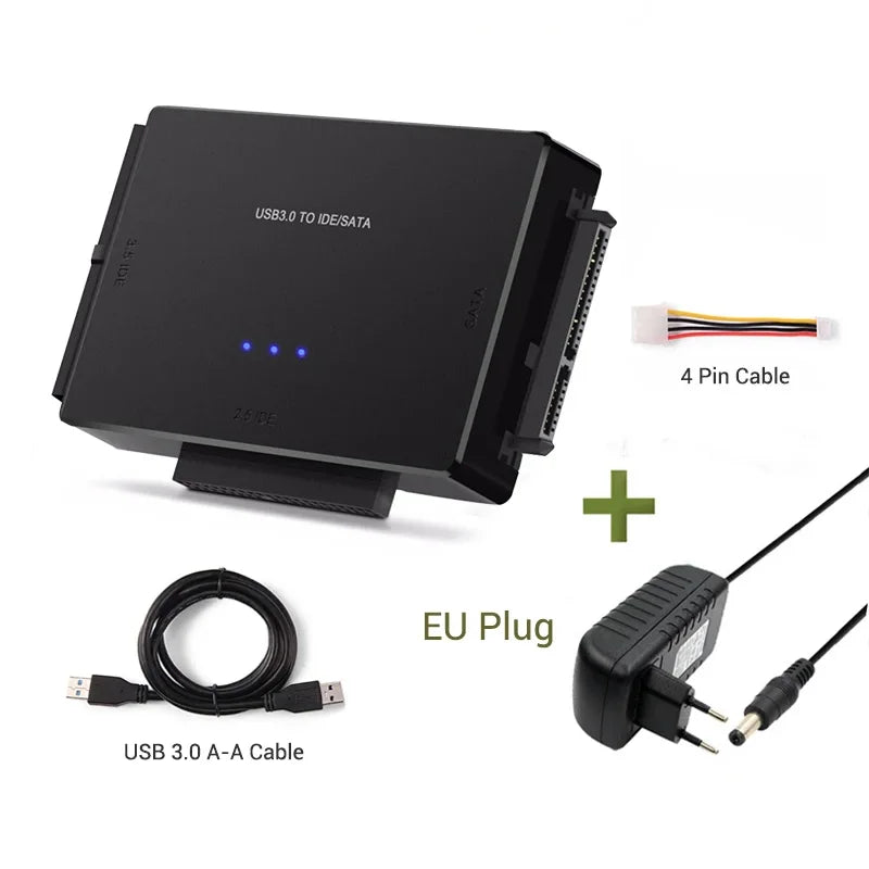 Προσαρμογέας μονάδων δίσκου USB 3.0 σε SATA και IDE