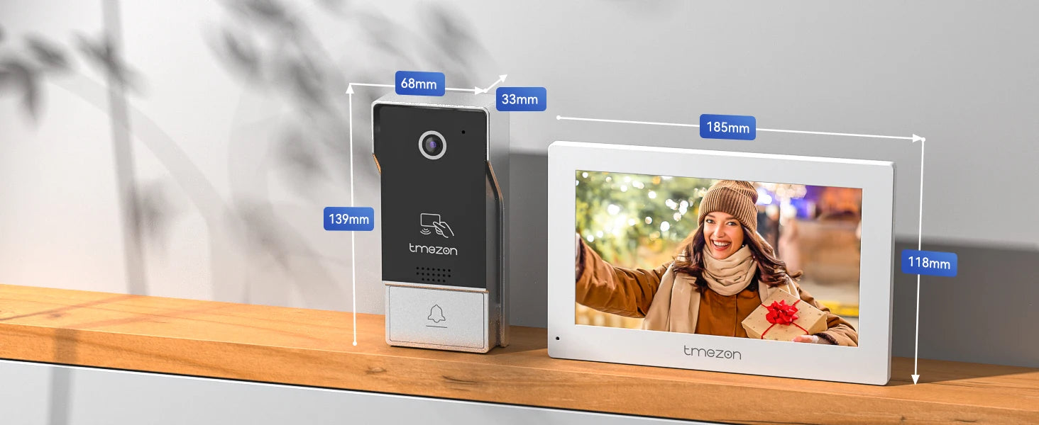 Smart Video Intercom 7" 1080P Screen