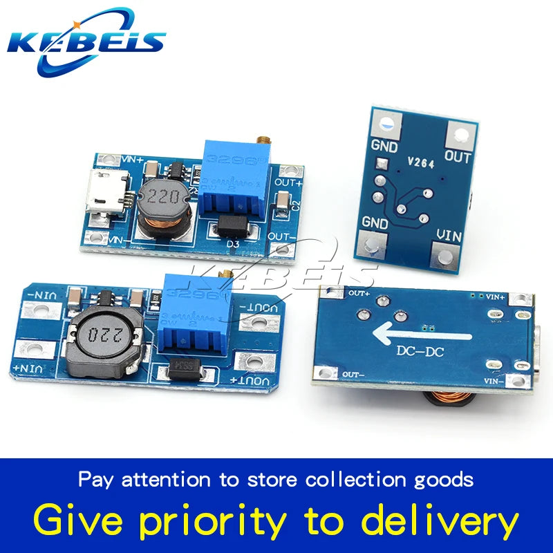 Module convertisseur élévateur CC-CC réglable MT3608