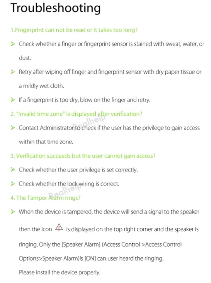 Docházkový terminál ZKTeco na otisky prstů s Wi‑Fi a 3000 šablonami