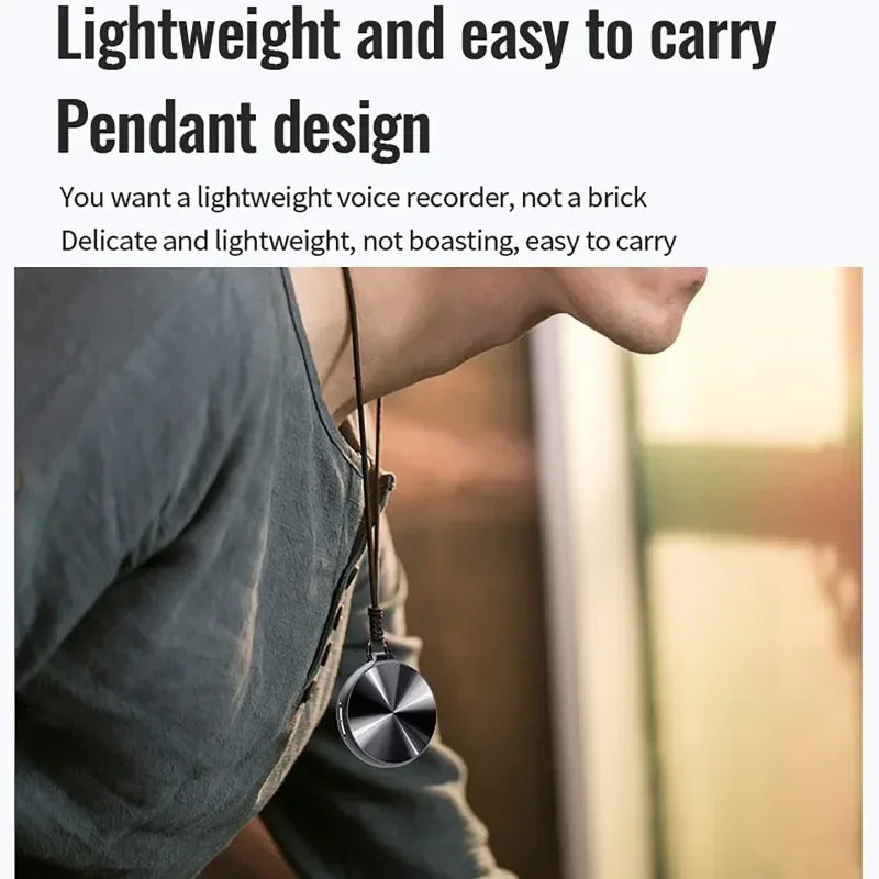 64GB Mini Voice Recorder 4GB 8GB 16GB HD Noise Reduction Audio Record Activated Portable Dictaphone Support OTG MP3 Player