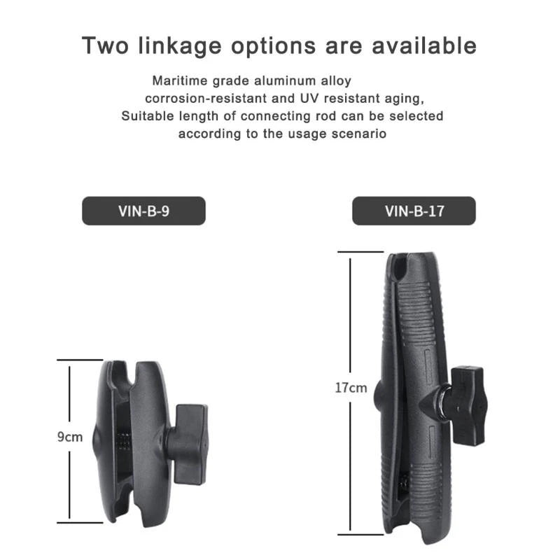 Adjustable Fish Finder Mount Bracket for Boats with Secure Grip