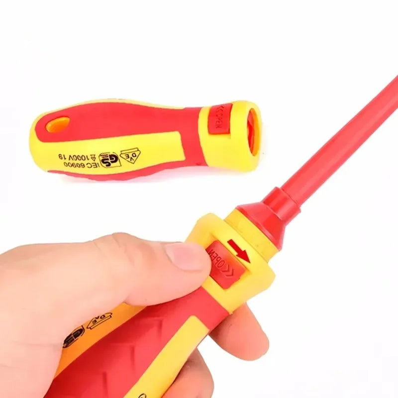 Insulated Screwdriver Set - 8 or 10 Pieces