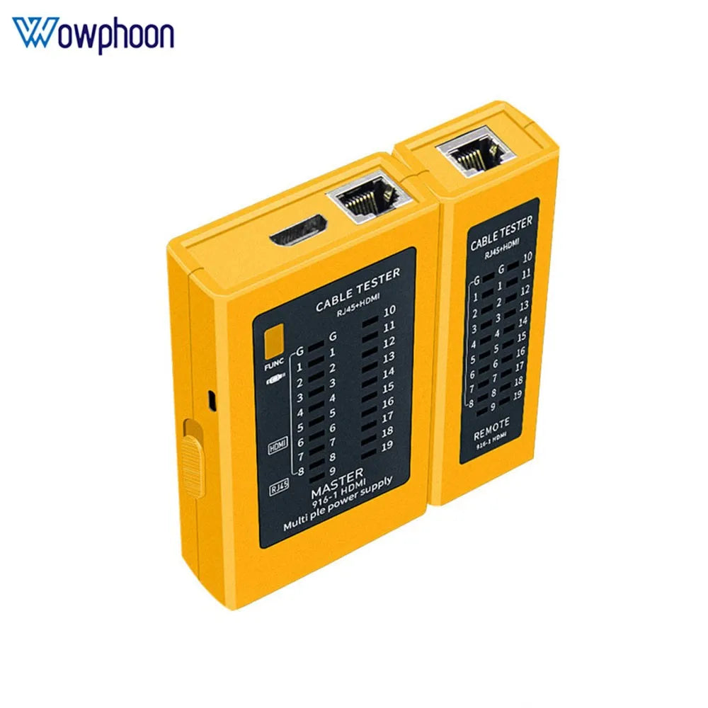 HDMI and RJ45 Cable Tester with Split Design