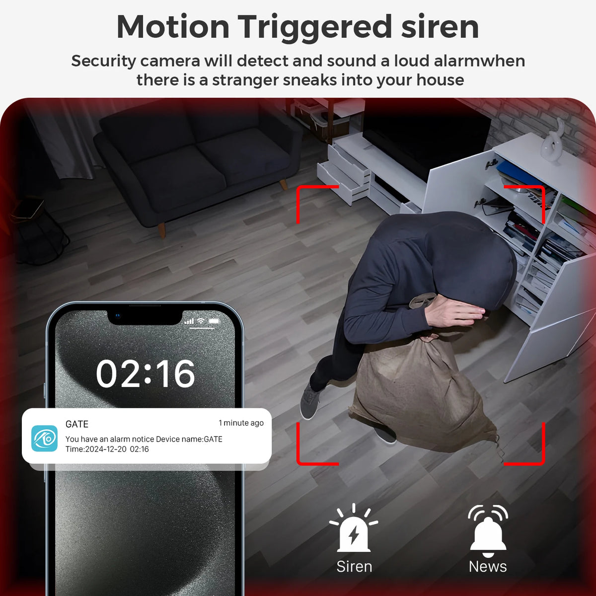 OKAM PRO 4G HD 5MP Wifi Camera Mini Wireless Surveillance Camera 2400mAh Battery Powered PIR Human Detection Security Protection