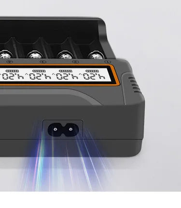 Universele batterijoplader met LCD voor 18650 AA AAA 12 sleuven