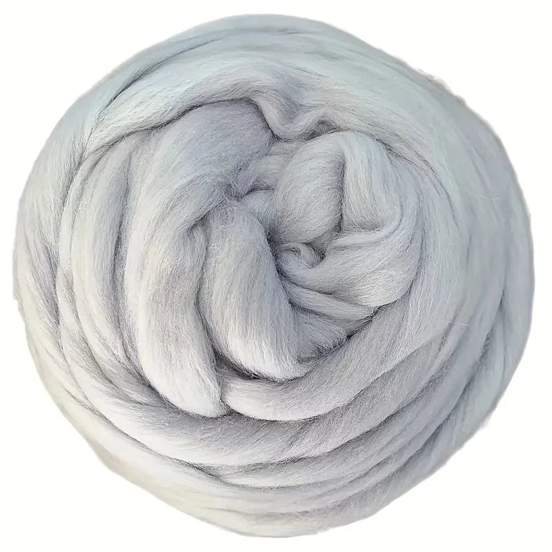 Wool Roving for Felting and Spinning, 100 g