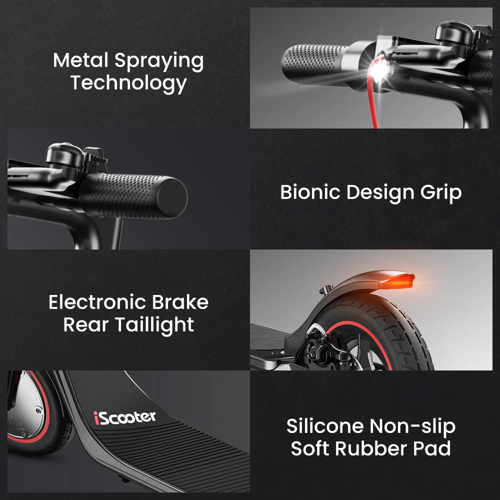 iScooter i9M Electric Scooter with 500W Motor and Pneumatic Tires