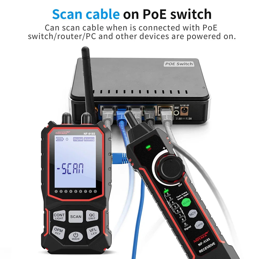 NF-918S Network Cable and Optical Power Tester