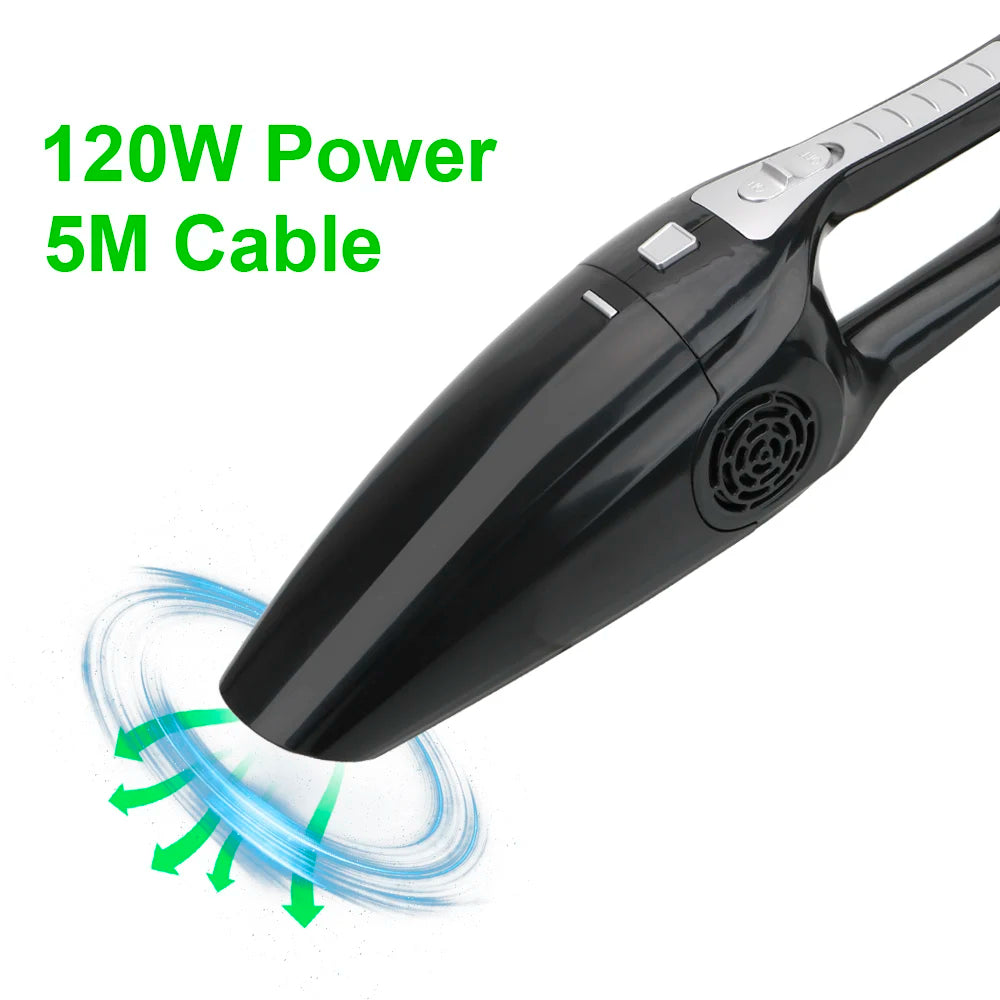 12 V Handheld Car Vacuum - 5 m Power Cord