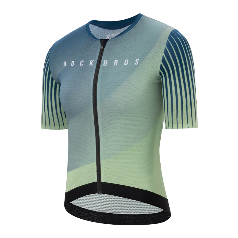 Damen-Fahrradtrikot mit durchgehendem Reißverschluss, atmungsaktives Sommer-MTB-Shirt
