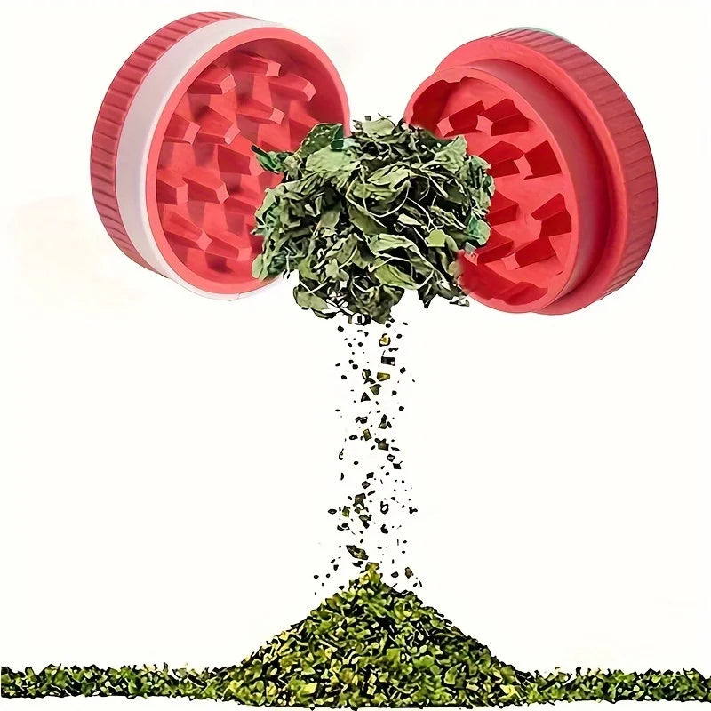 Cookie-Shaped Manual Spice Grinder, 2.2 Inch