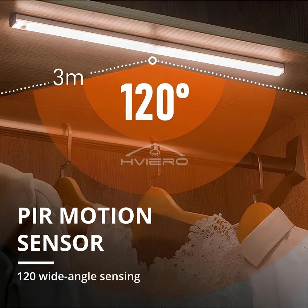 USB oppladbar magnetisk LED-sensorstang