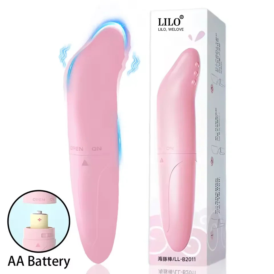 10-växlad USB-uppladdningsbar mini bullet-vibrator med vattentät design