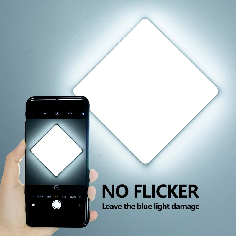 Fyrkantig LED-taklampa, 16 W eller 34 W