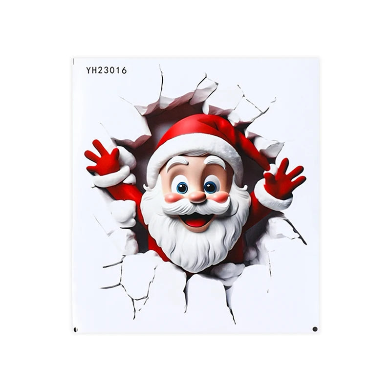 Christmas Toilet Sticker Merry Christmas Decoration for Home 2025 Pendant Xmas Sticker Ornament Navidad Natal New Year Gift 2026