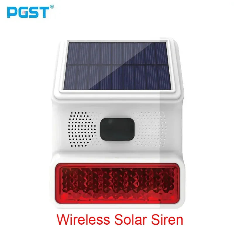 433MHz Wireless Solar Outdoor Alarm Siren