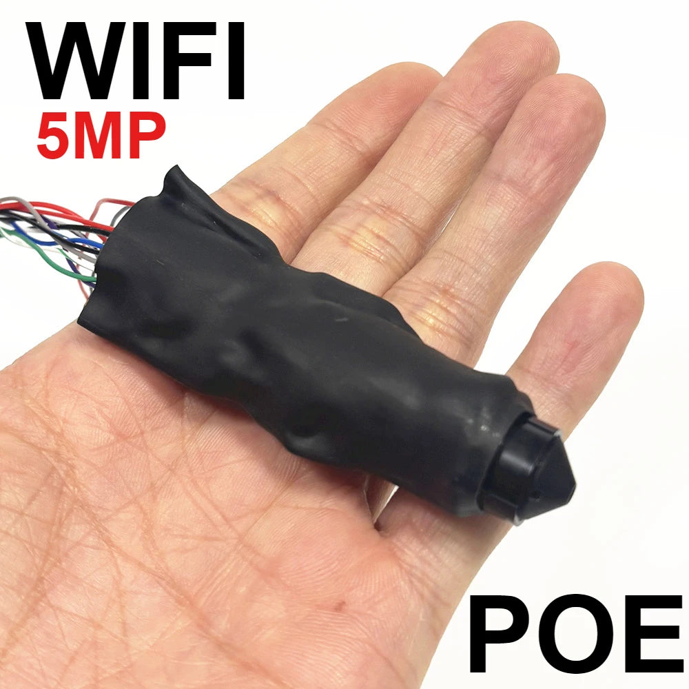 WiFi P2P Mini kamerový modul 5MP detekce pohybu malá DIY kamera záznamník POE podporuje 512GB SD kartu Hisilicon HI3516C CCTV aplikace
