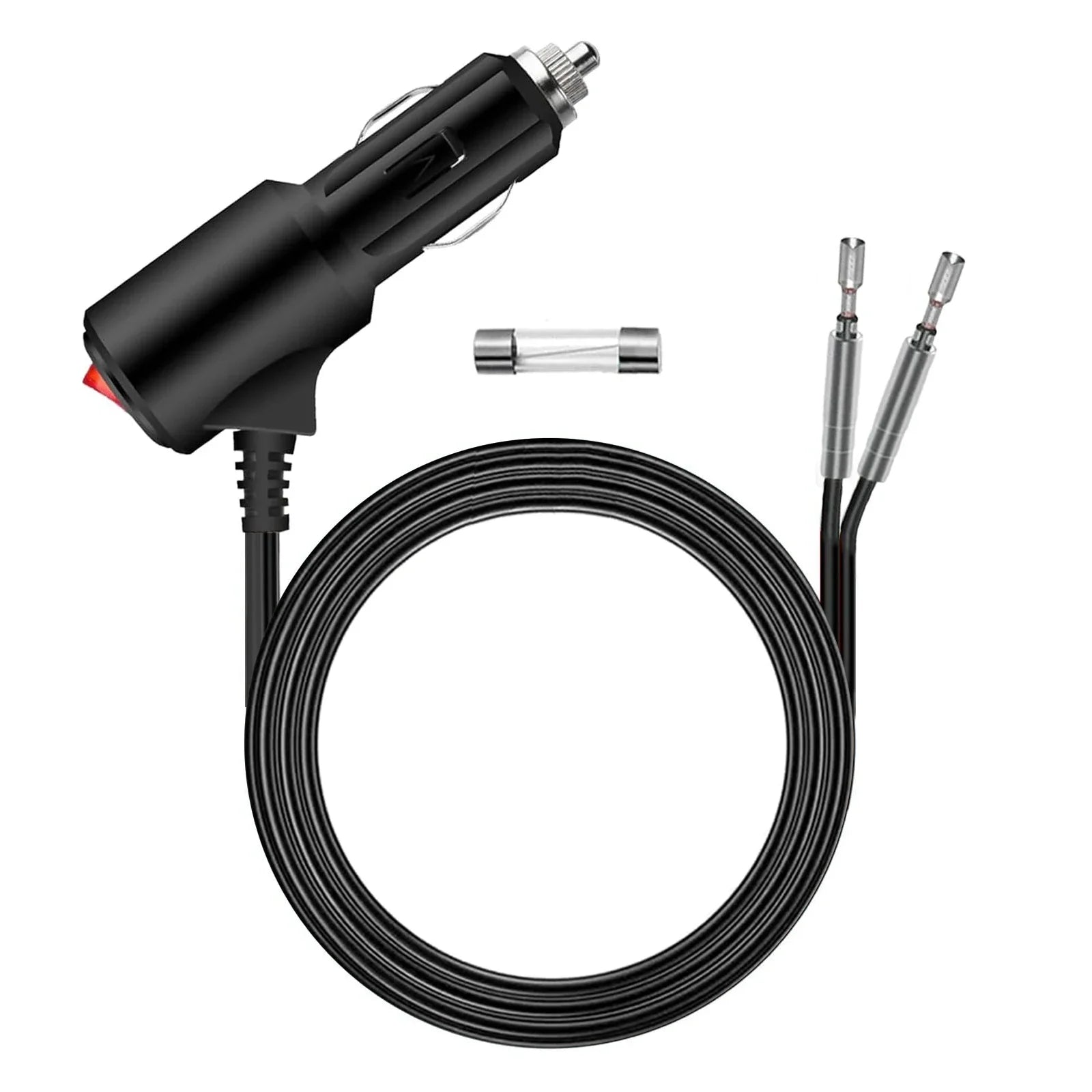 Cabo Extensor para Isqueiro de Carro Timeproof com Botão Liga/Desliga Cabo de Alimentação Universal Acessórios para Carro