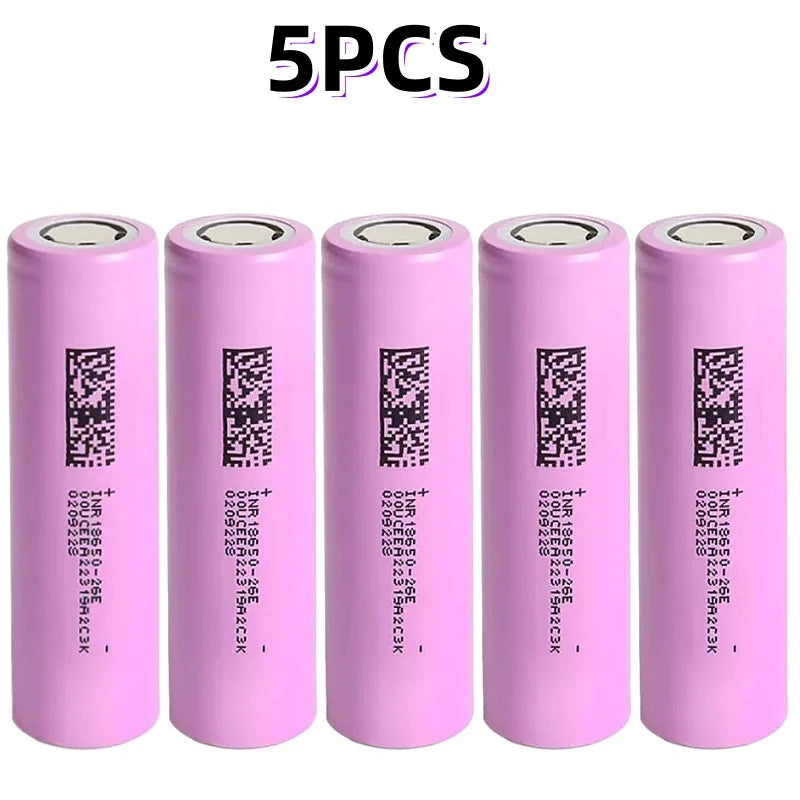 18650 2600mAh Li-Ion Cells - Pack Options