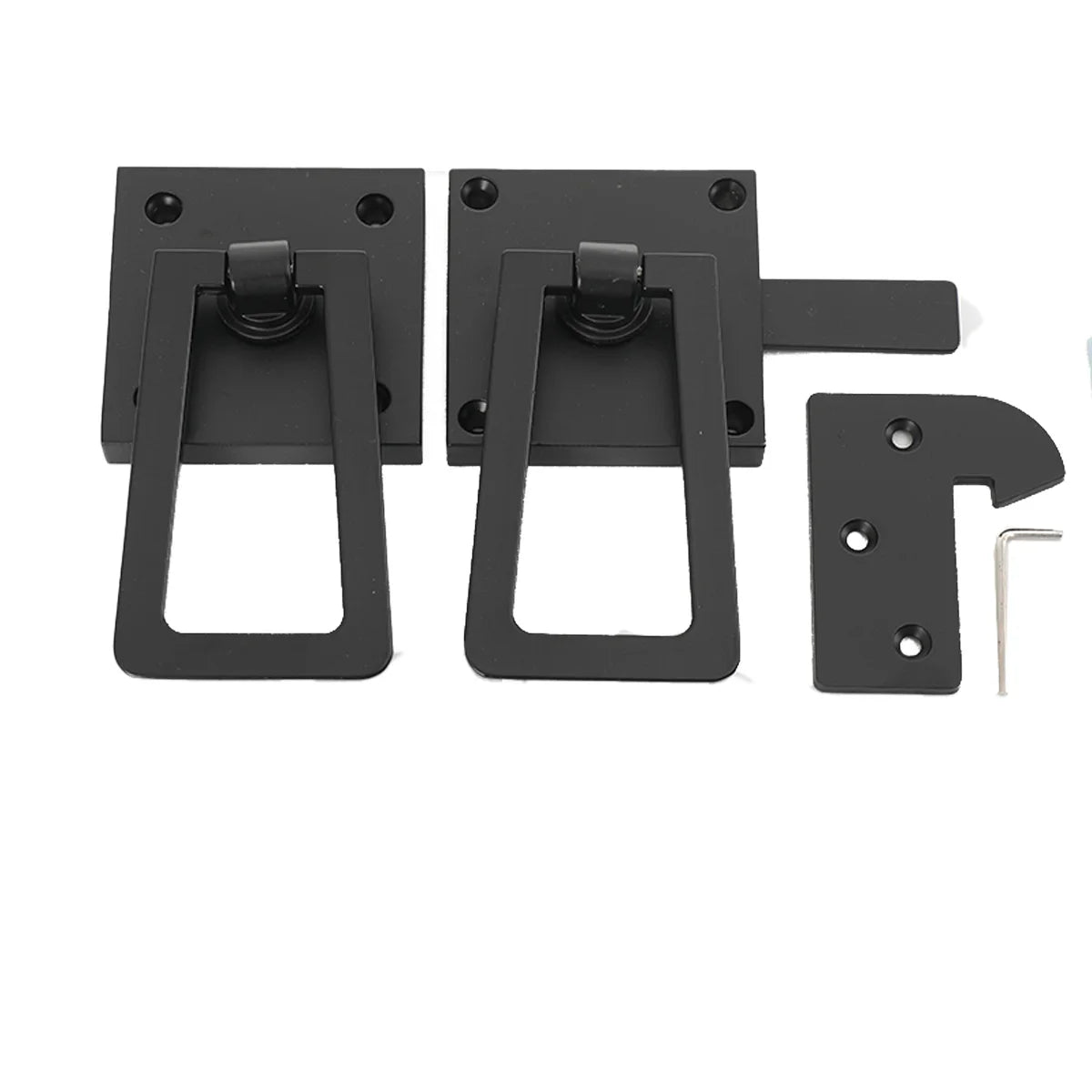 Heavy Duty Gate Latch Double Side Gate Latches Matte Black Fence Latch Garden Door Latch Pool Gate Latch