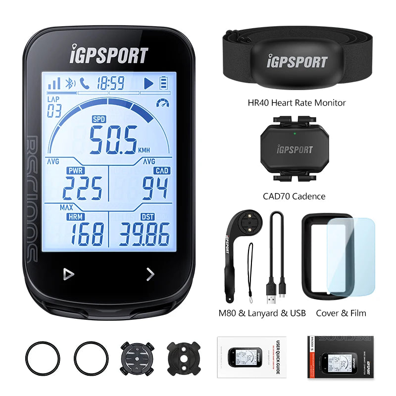 iGPSPORT BSC100S GPS Odometer Cycling Bike Computer Sensors Cycl Speedomet Riding Cycling Speedometer 2.6‘’ large screen