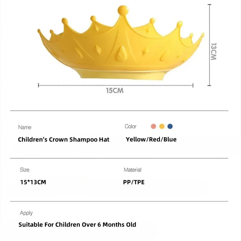 Silikónový šampónový klobúk na ochranu očí a uší pre bábätká