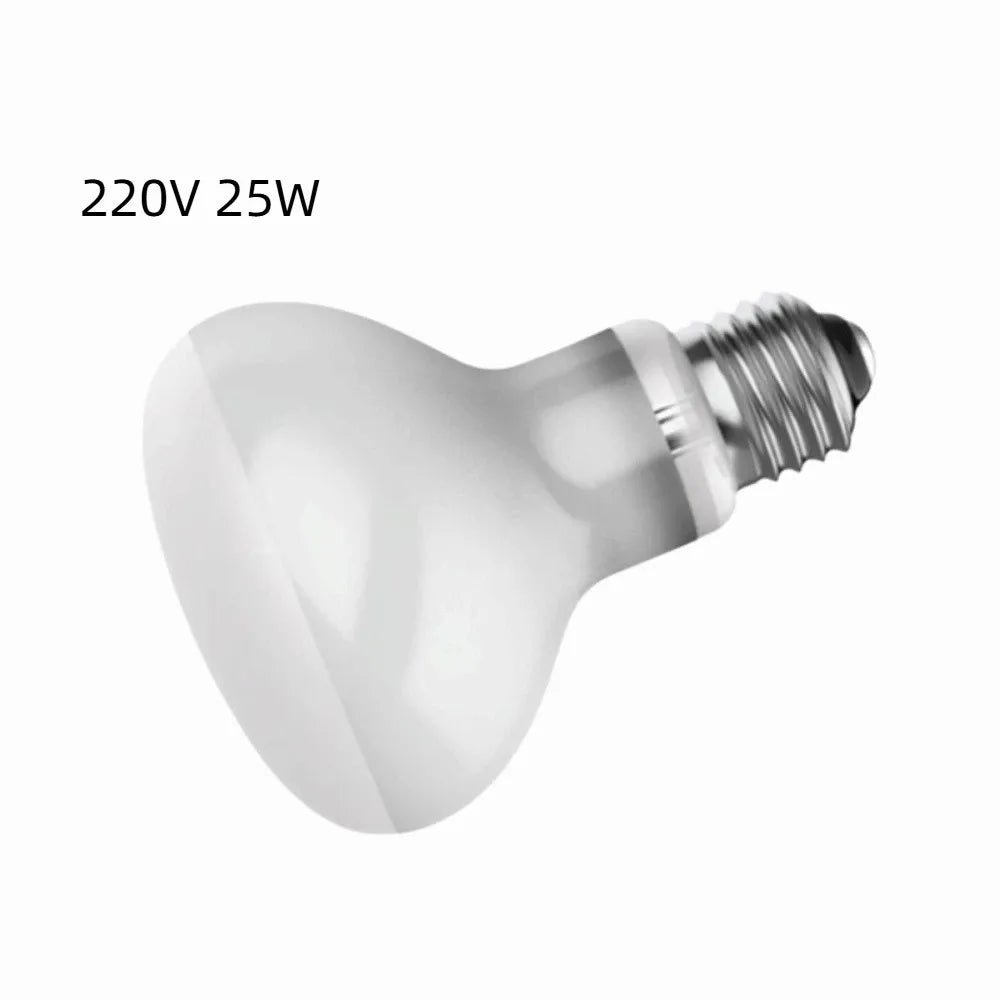 E27 Reptile Basking Bulb, 25–100W Options