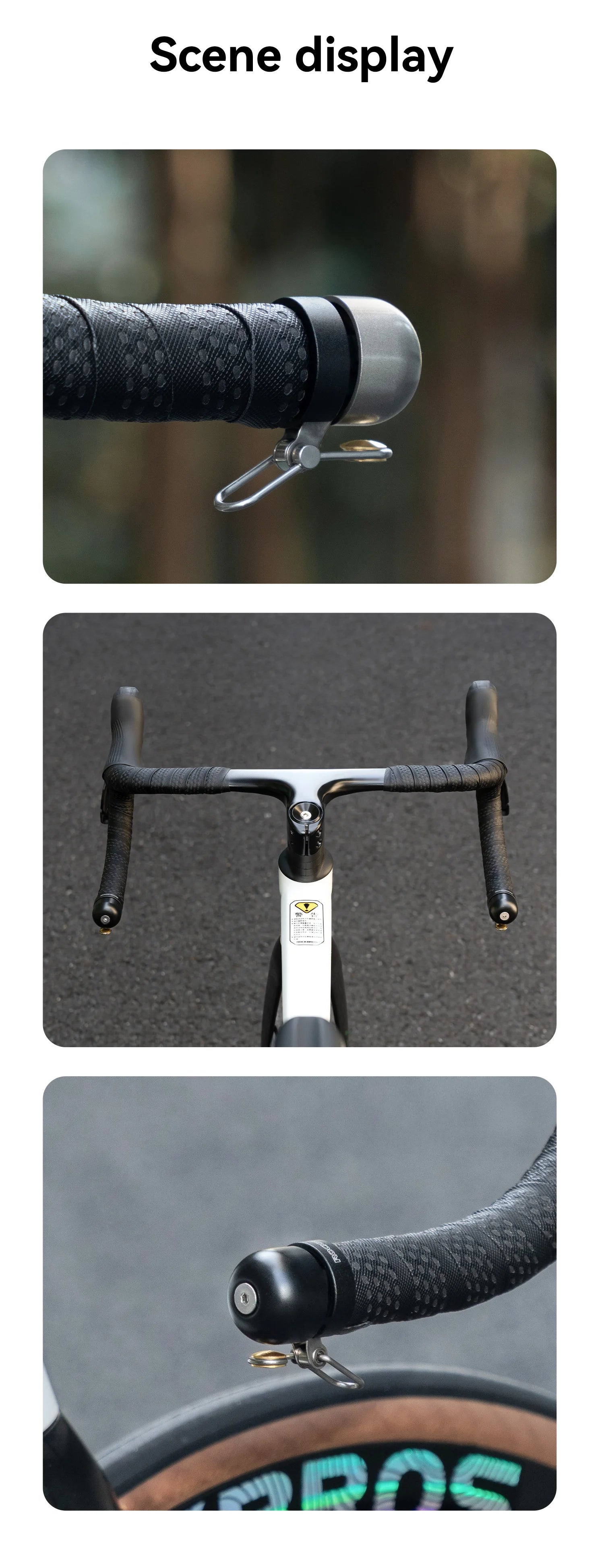 Bicycle Bell 100dB Loud Ring for 22.2mm Handlebars