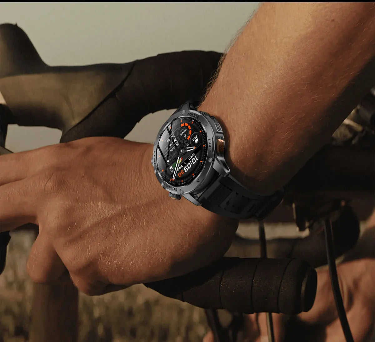 1,7-Inch Bluetooth Bel Smartwatch met Buitenverlichting