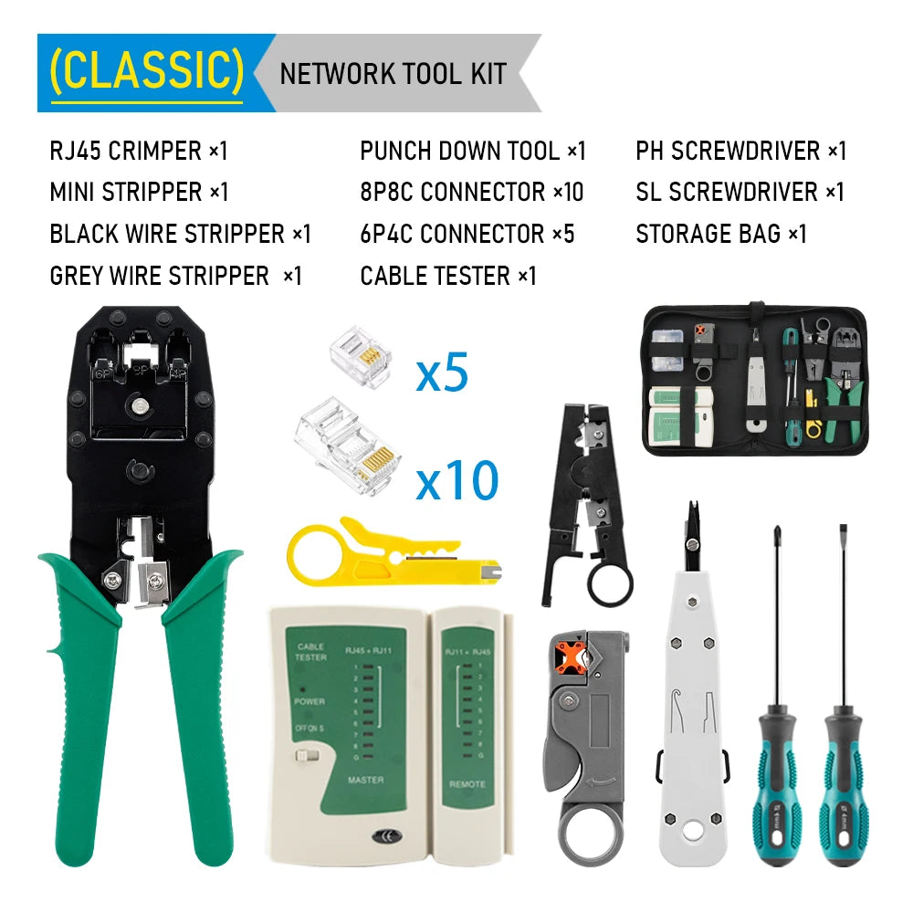 RJ45/RJ11 Crimping Tool - Model Options