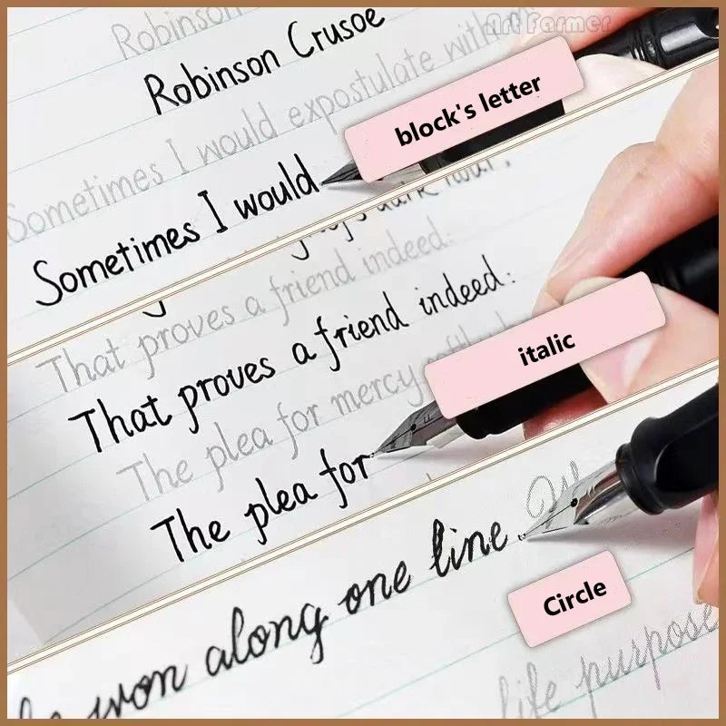 English Handwriting Practice Copybook, Style Options