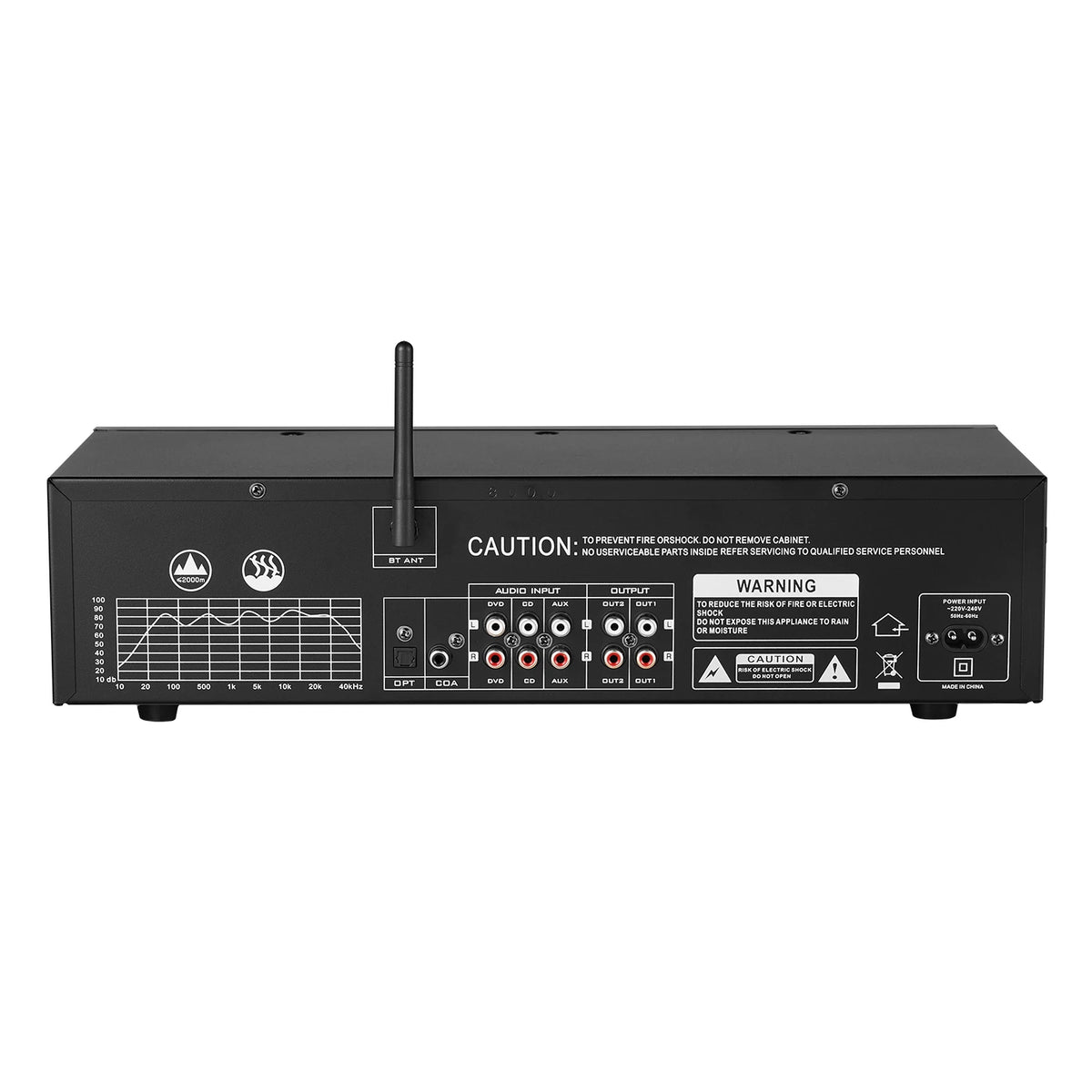 Stereo 20 Band Graphic Equalizer BT5.4 EQ8000 Music Spectrum Analysis 220V New Audio Player with EQ for Music Lovers