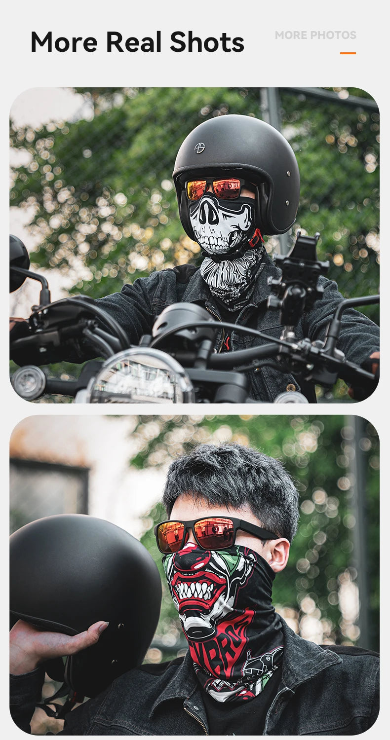 Breathable UV Protection Balaclava Face Mask for Cycling & Riding