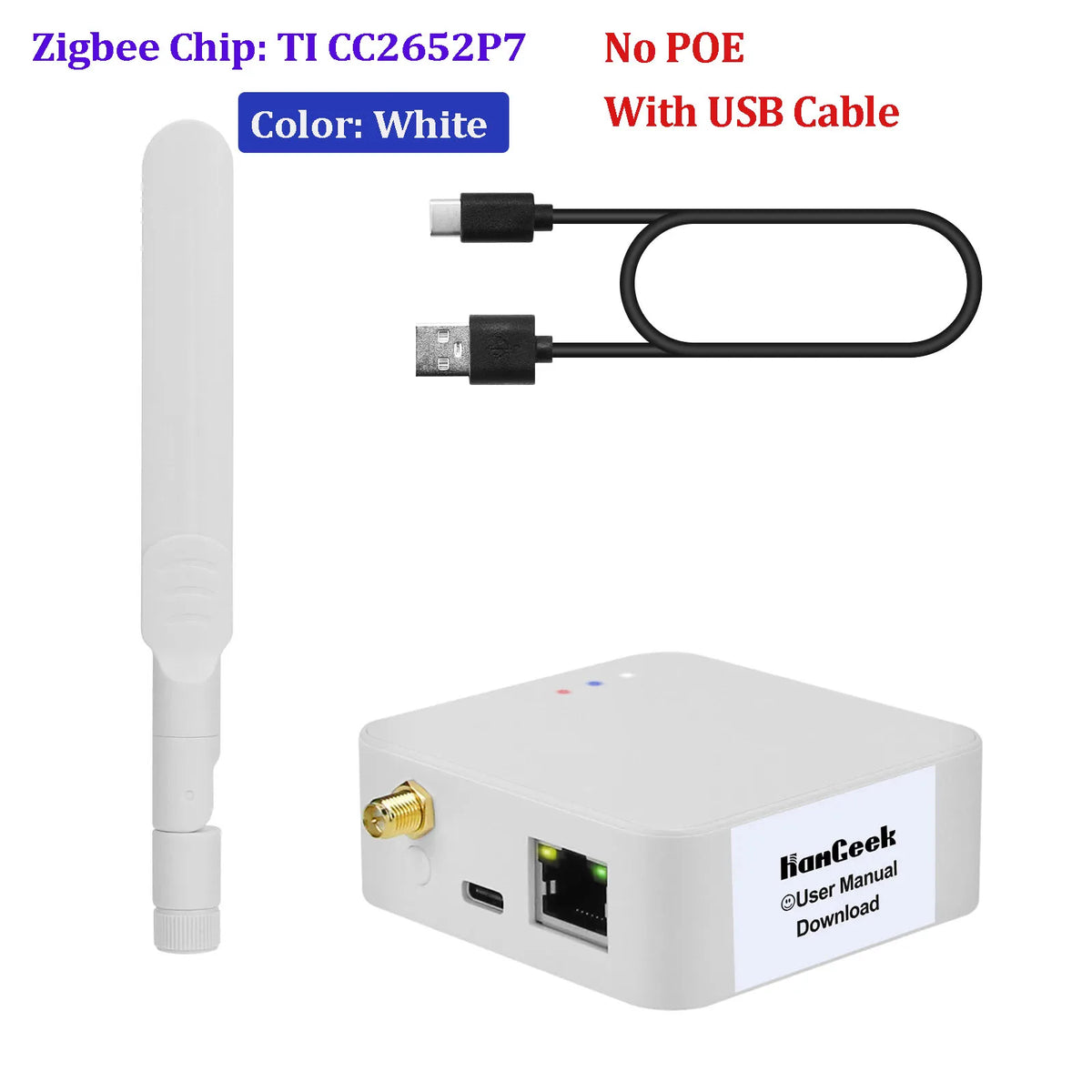 HMG-01 Plus Zigbee Coordinator - PoE Options