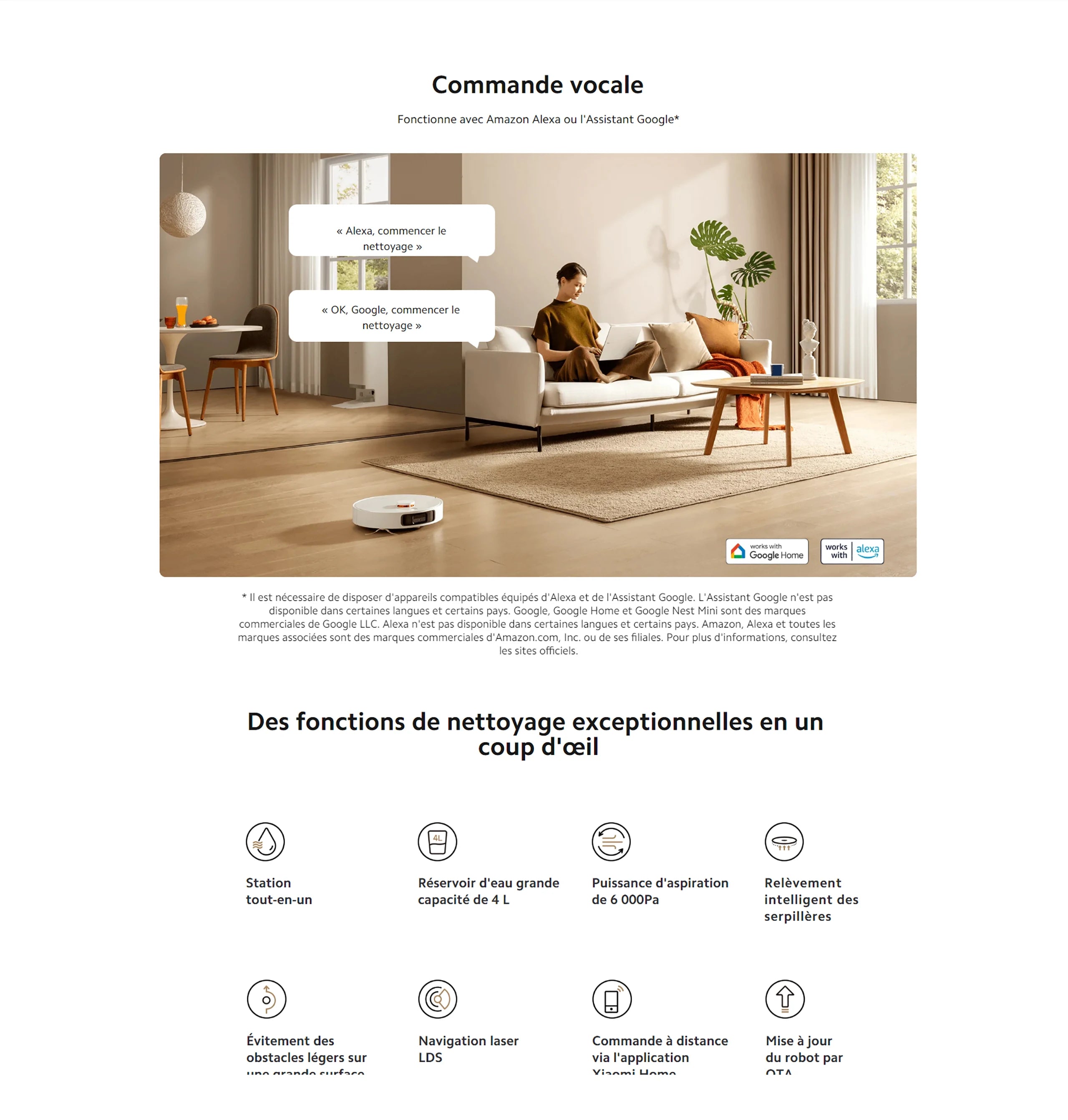 Xiaomi Robotický vysavač X20 – Chytré vysoce výkonné čištění