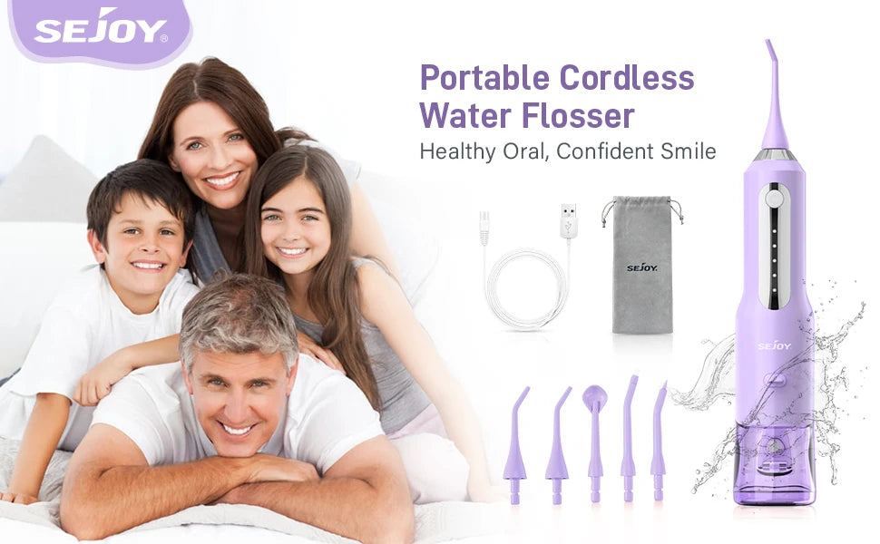 Cordless Electric Water Flosser for Powerful Everyday Oral Care