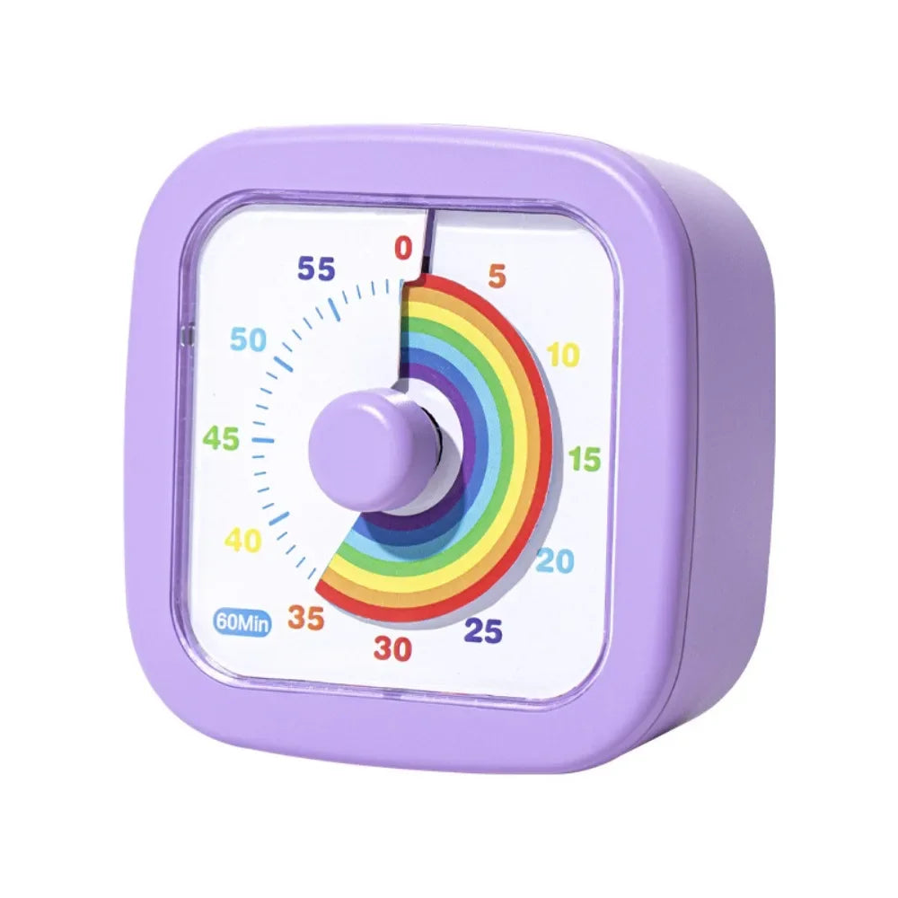 Visueller 60-Minuten-Countdown-Timer, rund oder quadratisch