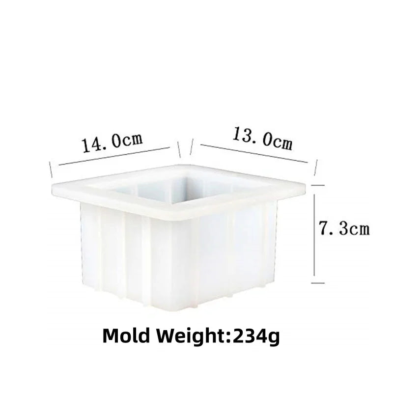 Silicone Tube Soap Mould — Shape Options