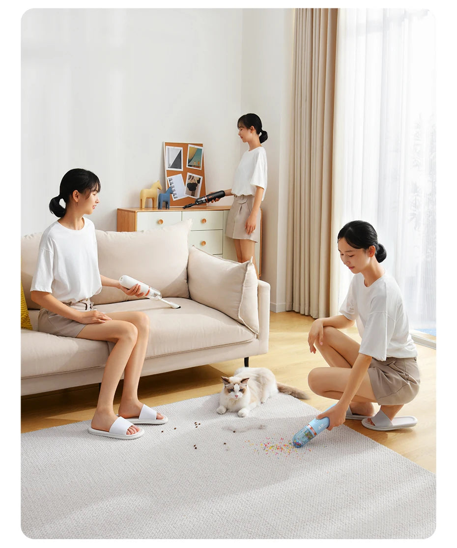 6000Pa Cordless Handheld Vacuum for Car & Home Cleaning