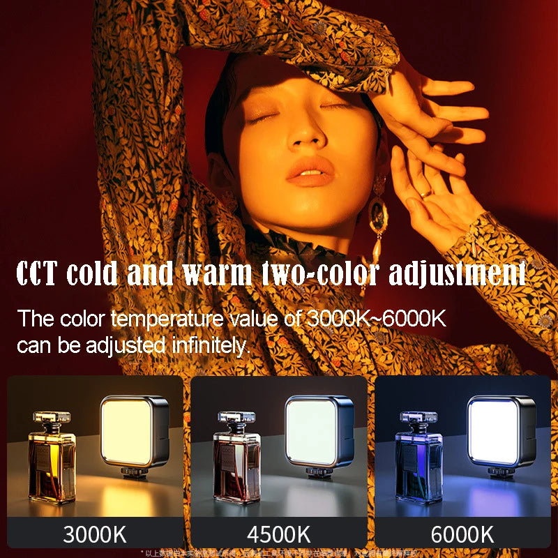 Rechargeable Ring Light - RGB and Tricolour Options
