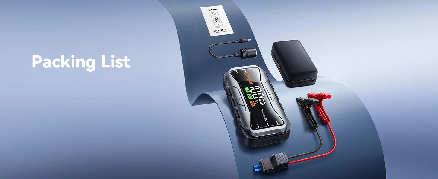 UTRAI 27000mAh Car Jump Starter Power Bank 6000A