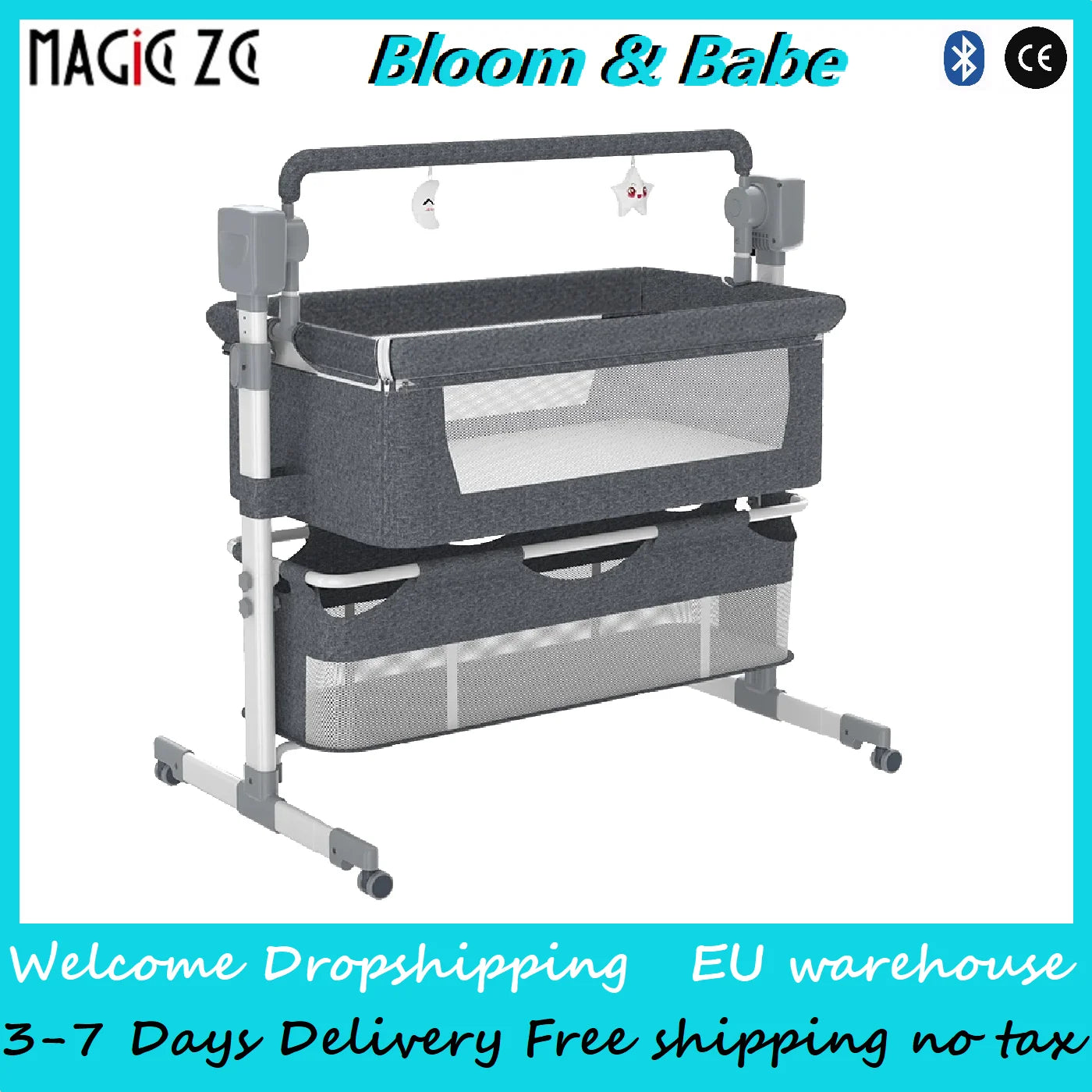 Baby Stroller 3‑in‑1 Lightweight Travel System