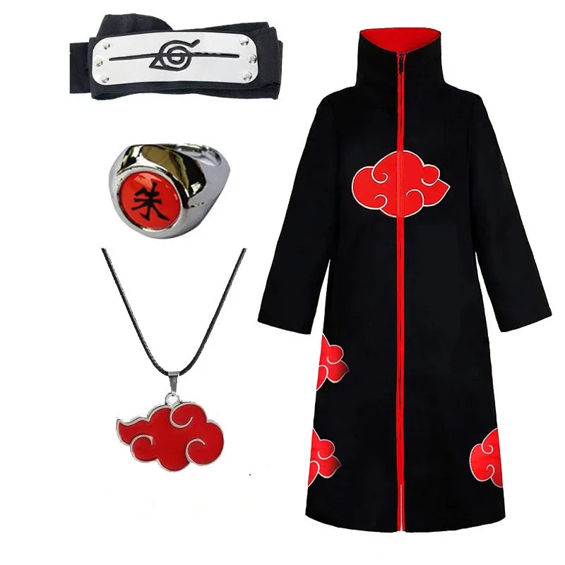 Options de cape et de costume de cosplay Akatsuki