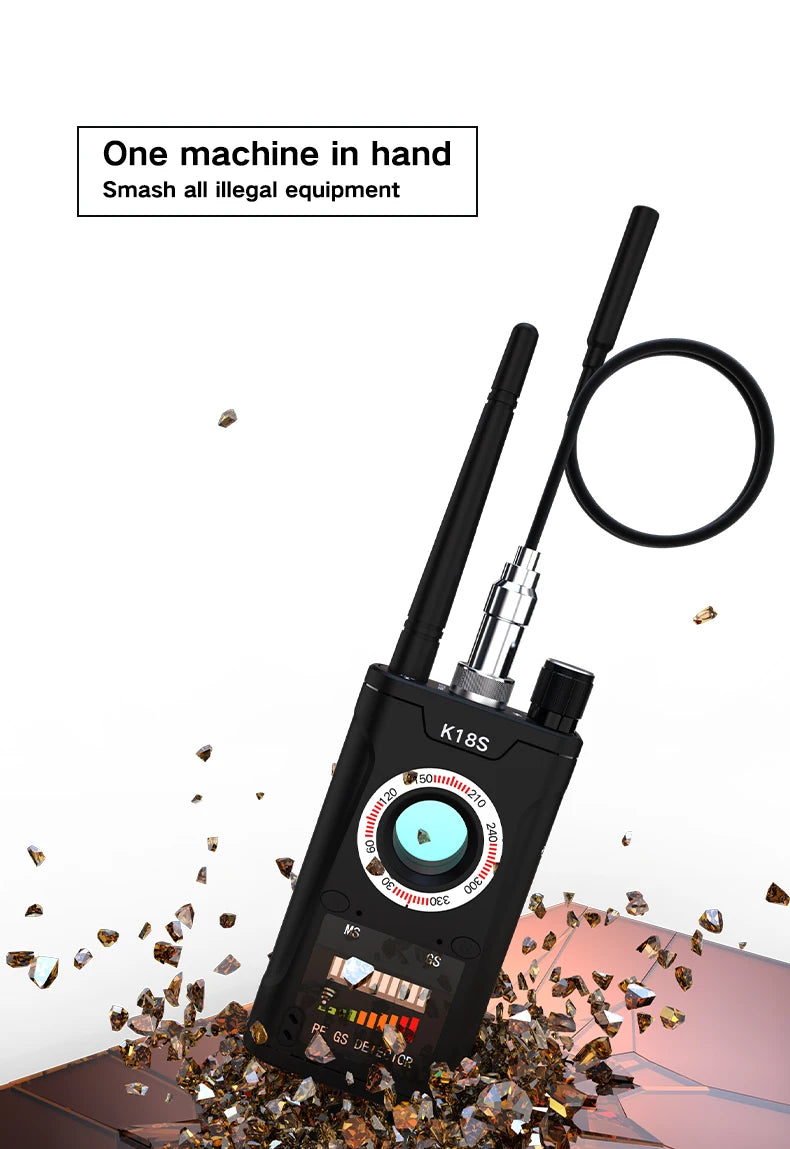 Hidden Camera Detector Anti Spy Gadget Professional Hunter Wireless Signal Car GPS Infrared Search Wiretapping Bug Mini Devices