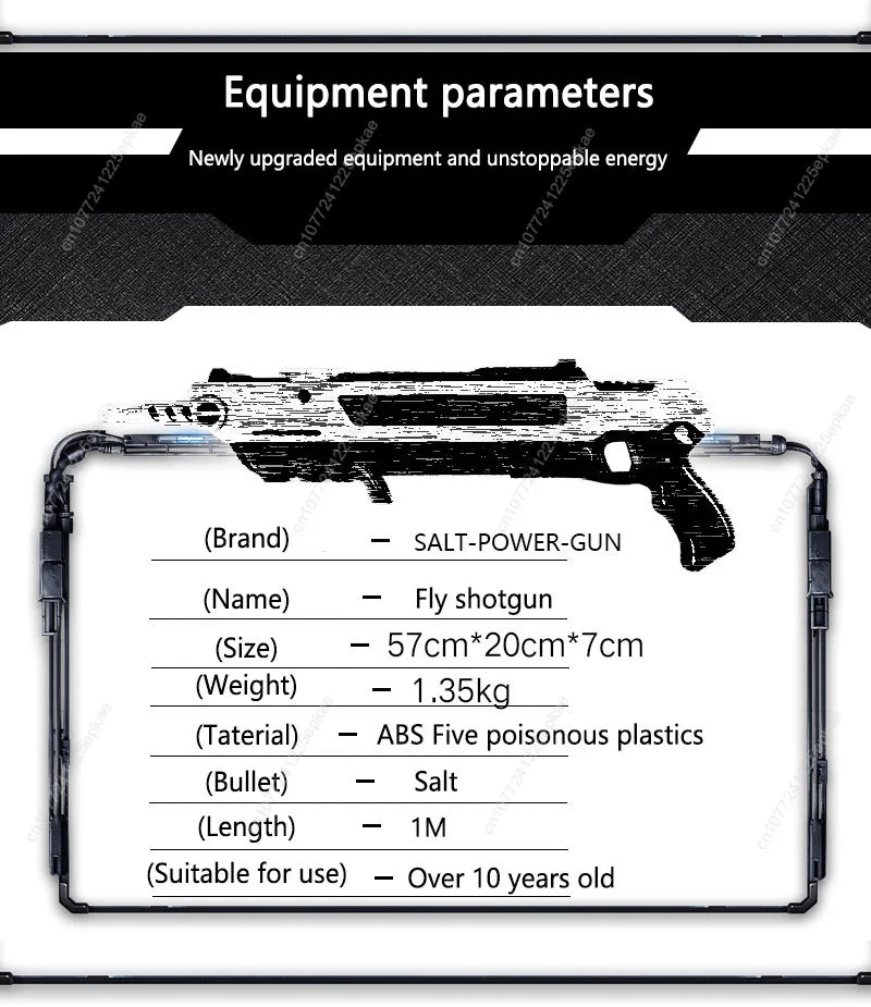 New Model Of Fly And Mosquito Gun 3.0 Children's Day Gift Salt Gun Shotgun Adult Toy Gun Mosquito And Fly Gun