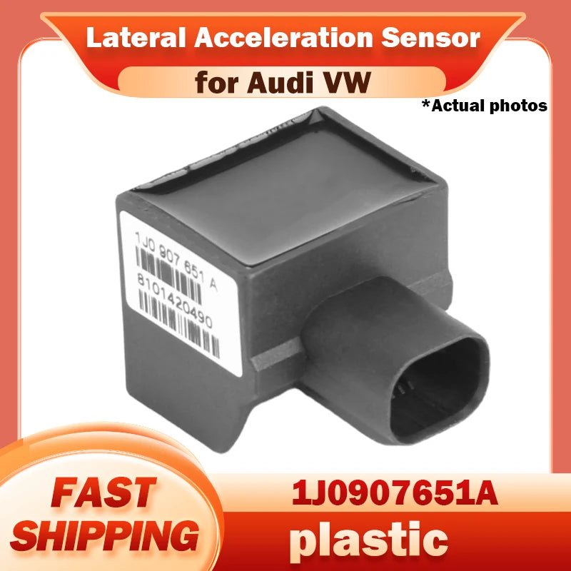 Sensor de aceleración lateral 1J0907651A nuevo para Audi, VW, Skoda, Seat, sensor de giro, ESP, accesorios para coche, 1J0 907 651 A, 1J0 907 651A