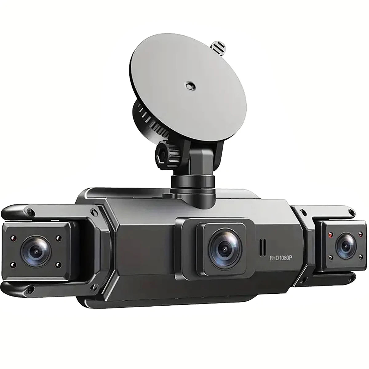 4-linse 360° dashcam med natvision og 24-timers parkeringsovervågning